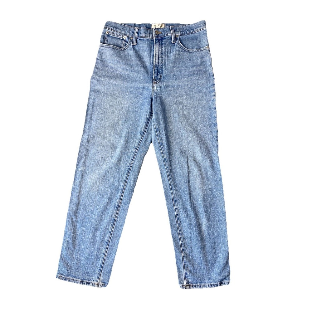 Madewell The Perfect Vintage Straight Jean Light Wash Denim Size 31 High Rise